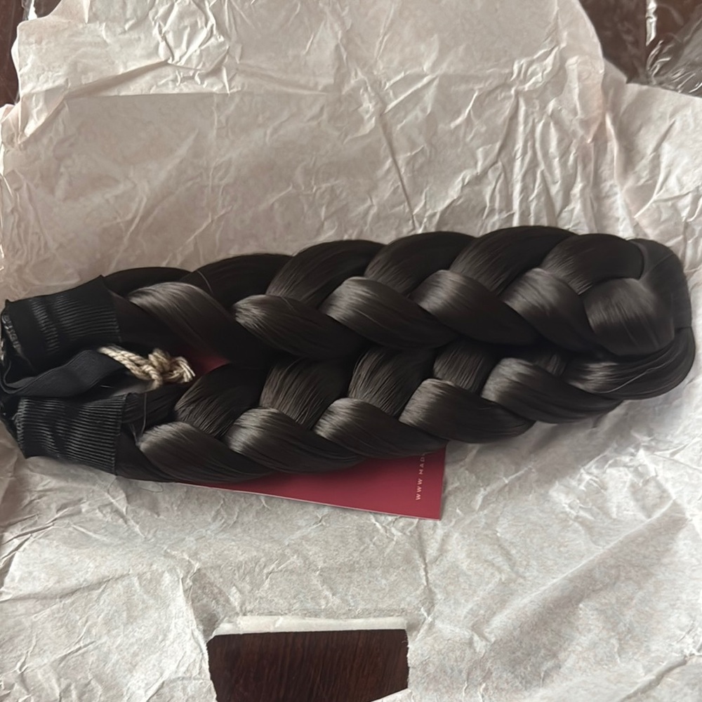 Black Jumbo Braided Hair Accessory